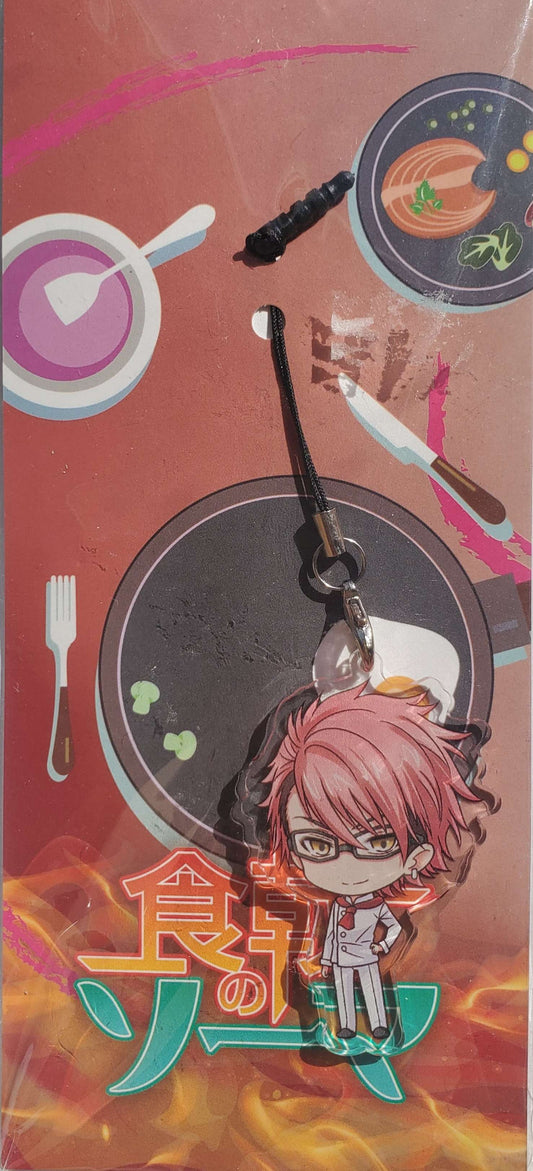 Food Wars: Shokugeki No Soma Earphone Jack Charm (Acrylic) Kojiro Shinomiya